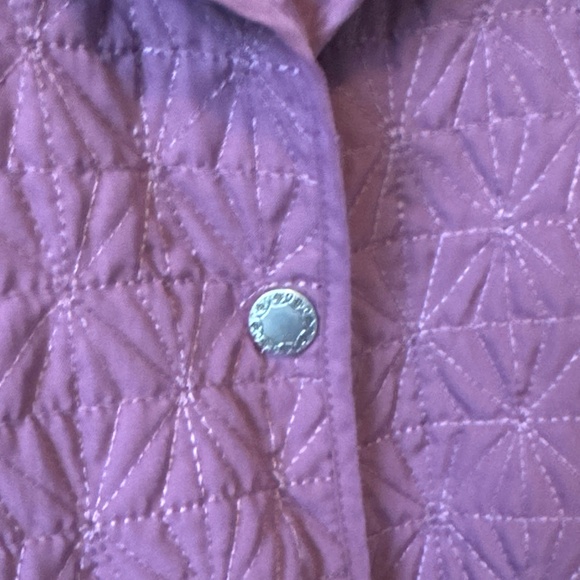 Alfred Dunner quilted snap front lightweight coat - Picture 4 of 6